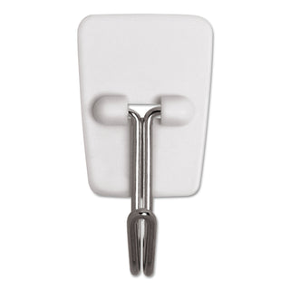 Command™ General Purpose Wire Hooks, Small, 0.5 lb Cap, White, 3 Hooks and 6 Strips/Pack (MMM17067)