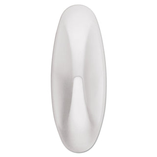 Command™ General Purpose Designer Hooks, Small/Medium, 3 lb Cap, White, 4 Hooks and 4 Strips/Pack (MMM170812VPES)