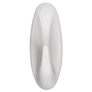Command™ General Purpose Designer Hooks, Medium, 3 lb Cap, White, 2 Hooks and 4 Strips/Pack (MMM17081)