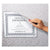 C-Line® Cubicle Keepers Hook & Loop-Backed Display, 9 13/64 x 11 13/32, Clear, 25/Pack (CLI38991)
