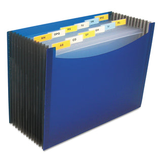 C-Line® 13-Pocket Expanding File, 9.25" Expansion, 13 Sections, 1/13-Cut Tab, Letter Size, Blue (CLI48235) (CLI48235)