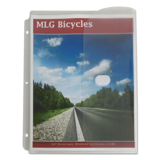 C-Line® Poly Binder Pockets, 11 1/2 x 9 1/4, Clear, 5/Pack (CLI57537)