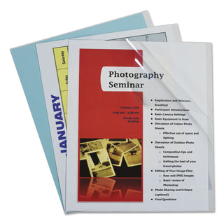 C-Line® Report Covers, Vinyl, Clear, 8 1/2 x 11, 100/BX (CLI31357)