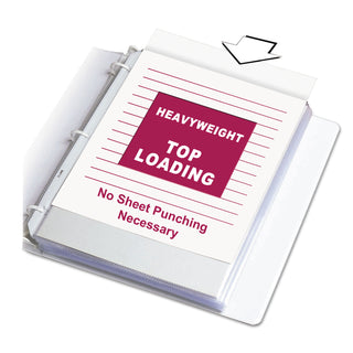 C-Line® Heavyweight Polypropylene Sheet Protectors, Non-Glare, 2", 11 x 8 1/2, 100/BX (CLI62028)