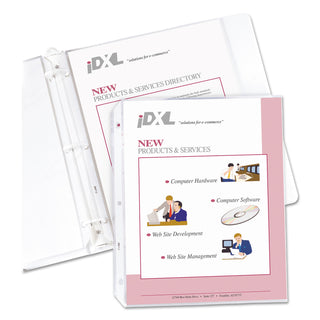 C-Line® Heavyweight Polypropylene Sheet Protectors, Non-Glare, 2", 11 x 8 1/2, 50/BX (CLI62018)