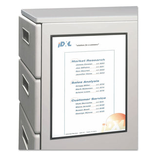 C-Line® Magnetic Cubicle Keepers Display Holders, 9 13/64 x 11 11/16, Clear, 25/Pack (CLI37991)