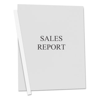 C-Line® Report Covers with Binding Bars, Vinyl, Clear, 1/8" Capacity, 50/Box (CLI32557)