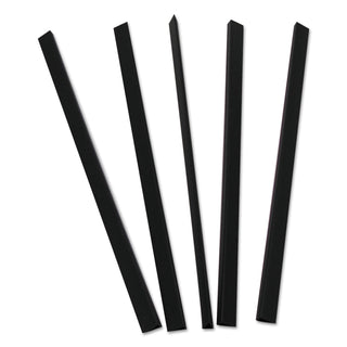 C-Line® Slide 'N Grip Binding Bars, Black, 11 x 1/4, 100/Box (CLI34441)