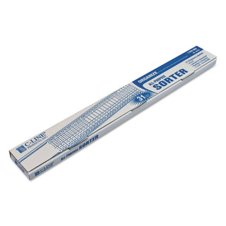 C-Line® Sorter, A-Z/1-31/Jan-Dec/Sun-Sat/0-30,000 Index, Letter Size, Plastic, Blue (CLI30526)