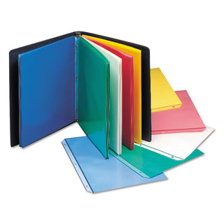 C-Line® Colored Polypropylene Sheet Protectors, Assorted Colors, 2", 11 x 8 1/2, 50/BX (CLI62010)