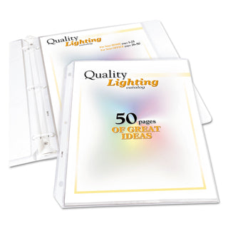 C-Line® High Capacity Polypropylene Sheet Protectors, Clear, 50", 11 x 8 1/2, 25/BX (CLI62020)