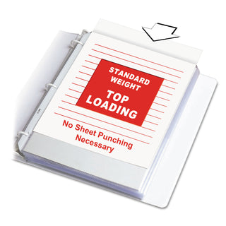 C-Line® Standard Weight Polypropylene Sheet Protectors, Non-Glare, 2", 11 x 8 1/2, 100/BX (CLI62048)