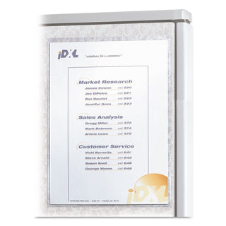 C-Line® Cubicle Keepers Polyproplyene Holders with Velcro&reg;, 8 1/2x11, 2 Holders/Pack (CLI38911)