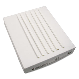 C-Line® Slide 'N Grip Binding Bars, White, 11 x 1/4, 100/Box (CLI34447)