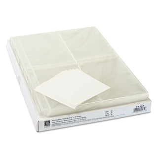 C-Line® Clear Photo Pages for 8, 3-1/2 x 5 Photos, 3-Hole Punched, 11-1/4 x 8-1/8 (CLI52584)