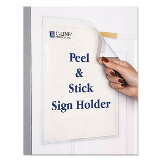 C-Line® Display Pockets, 8 1/2" x 11", Polypropylene, 10/Pack (CLI36911)