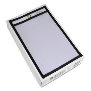 C-Line® Shop Ticket Holders, Stitched, Both Sides Clear, 25 Sheets, 5 x 8, 25/Box (CLI46058)