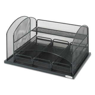 Safco® Three Drawer Organizer, Steel, 16 x 11 1/2 x 8 1/4, Black (SAF3252BL)
