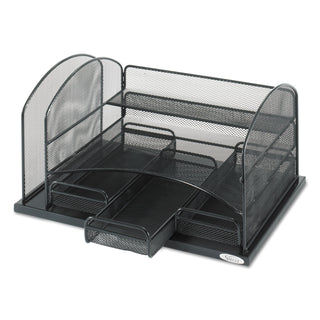 Safco® Three Drawer Organizer, Steel, 16 x 11 1/2 x 8 1/4, Black (SAF3252BL)