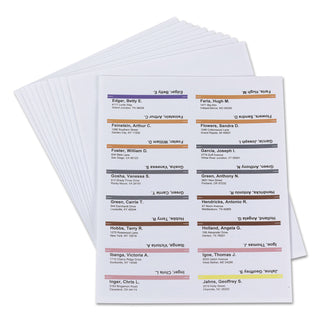 Smead™ Viewables Hanging Folder Tab Label Pack Refill, 1/3-Cut Tabs, Assorted Colors, 3.5" Wide, 160/Pack (SMD64915)