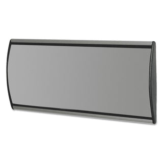 People Pointer™ People Pointer Wall/Door Sign, Aluminum Base, 8.75 x 4, Black/Silver (AVT75390)