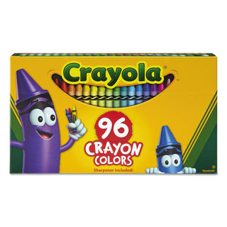Crayola® Classic Color Crayons in Flip-Top Pack with Sharpener, 96 Colors (CYO520096)