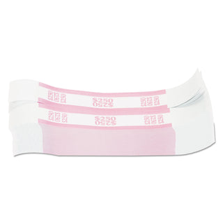 Pap-R Products Currency Straps, Pink, $250 in Dollar Bills, 1000 Bands/Pack (CTX400250) (CTX400250)