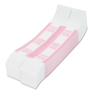 Pap-R Products Currency Straps, Pink, $250 in Dollar Bills, 1000 Bands/Pack (CTX400250) (CTX400250)
