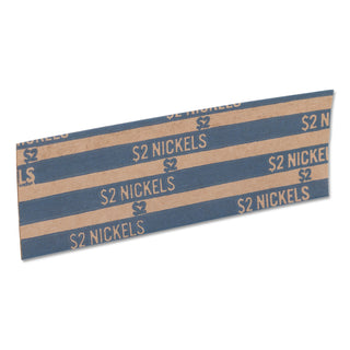 Pap-R Products Flat Coin Wrappers, Nickels, $2, 1000 Wrappers/Box (CTX30005) (CTX30005)
