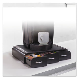 Mind Reader Anchor 36 Capacity Coffee Pod Drawer, 13 23/50 x 12 87/100 x 2 18/25 (EMSTRY01BLK) (EMSTRY01BLK)