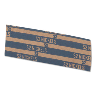 Pap-R Products Flat Coin Wrappers, Nickels, $2, 1000 Wrappers/Box (CTX30005) (CTX30005)