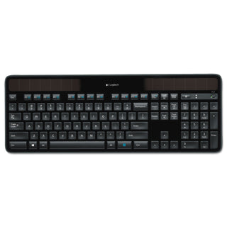 Logitech® K750 Wireless Solar Keyboard, Black (LOG920002912)