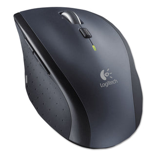 Logitech® M705 Marathon Wireless Laser Mouse, 2.4 GHz Frequency/30 ft Wireless Range, Right Hand Use, Black (LOG910001935)