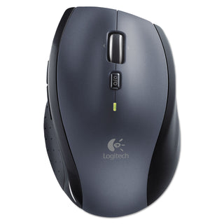 Logitech® M705 Marathon Wireless Laser Mouse, 2.4 GHz Frequency/30 ft Wireless Range, Right Hand Use, Black (LOG910001935)