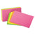 Oxford™ Ruled Index Cards, 3 x 5, Glow Green/Yellow, Orange/Pink, 100/Pack (ESS40279)