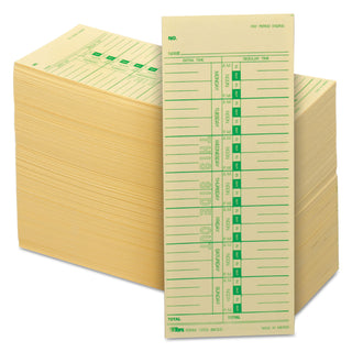 TOPS™ Time Clock Cards, Replacement for M-33, One Side, 3.5 x 9, 500/Box (TOP1259)