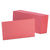 Oxford™ Unruled Index Cards, 3 x 5, Cherry, 100/Pack (ESS7320CHE)