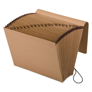 Pendaflex® Kraft Indexed Expanding File, 21 Sections, 1/21-Cut Tab, Letter Size, Brown (ESSK17AOX)