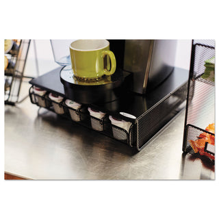 Safco® One Drawer Hospitality Organizer, 5 Compartments, 12 1/2 x 11 1/4 x 3 1/4, Bk (SAF3274BL)