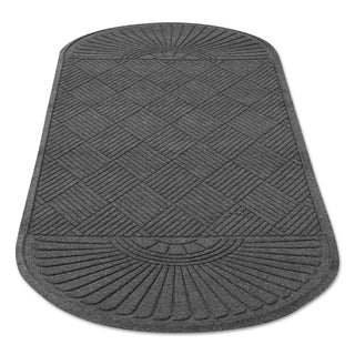 Guardian EcoGuard Diamond Floor Mat, Double Fan, 36 x 96, Charcoal (MLLEGDDF030804)