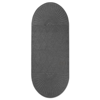Guardian EcoGuard Diamond Floor Mat, Double Fan, 36 x 96, Charcoal (MLLEGDDF030804)
