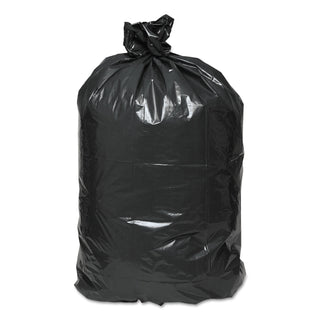 Classic Linear Low-Density Can Liners, 45 gal, 0.63 mil, 40" x 46", Black, 250/Carton (WBI404616B)