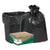 Earthsense® Commercial Linear Low Density Recycled Can Liners, 10 gal, 0.85 mil, 24" x 23", Black, 500/Carton (WBIRNW2410)