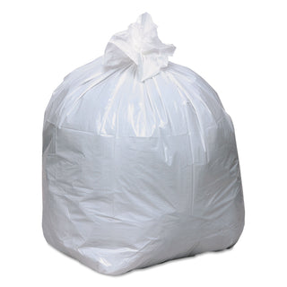 Earthsense® Commercial Linear-Low-Density Recycled Tall Kitchen Bags, 13 gal, 0.85 mil, 24" x 33", White, 150/Box (WBIRNW1K150V)