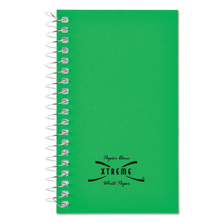 National® Paper Blanc Xtreme White Wirebound Memo Books, Narrow Rule, Randomly Assorted Cover Color, (60) 5 x 3 Sheets (RED31220)