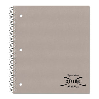 National® Single-Subject Wirebound Notebooks, Medium/College Rule, Randomly Assorted Kraft Covers, (80) 11 x 8.88 Sheets (RED33709)