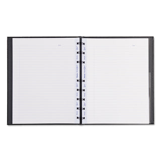 Blueline® MiracleBind Notebook, 1-Subject, Medium/College Rule, Black Cover, (75) 9.25 x 7.25 Sheets (REDAF915081)