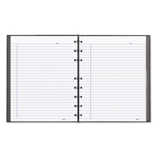 Blueline® NotePro Notebook, 1-Subject, Narrow Rule, Black Cover, (75) 9.25 x 7.25 Sheets (REDA7150BLK)
