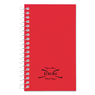 National® Paper Blanc Xtreme White Wirebound Memo Books, Narrow Rule, Randomly Assorted Cover Color, (60) 5 x 3 Sheets (RED31220)