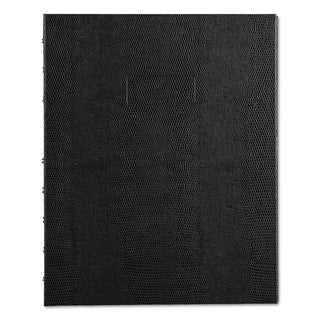 Blueline® MiracleBind Notebook, 1-Subject, Medium/College Rule, Black Cover, (75) 9.25 x 7.25 Sheets (REDAF915081)